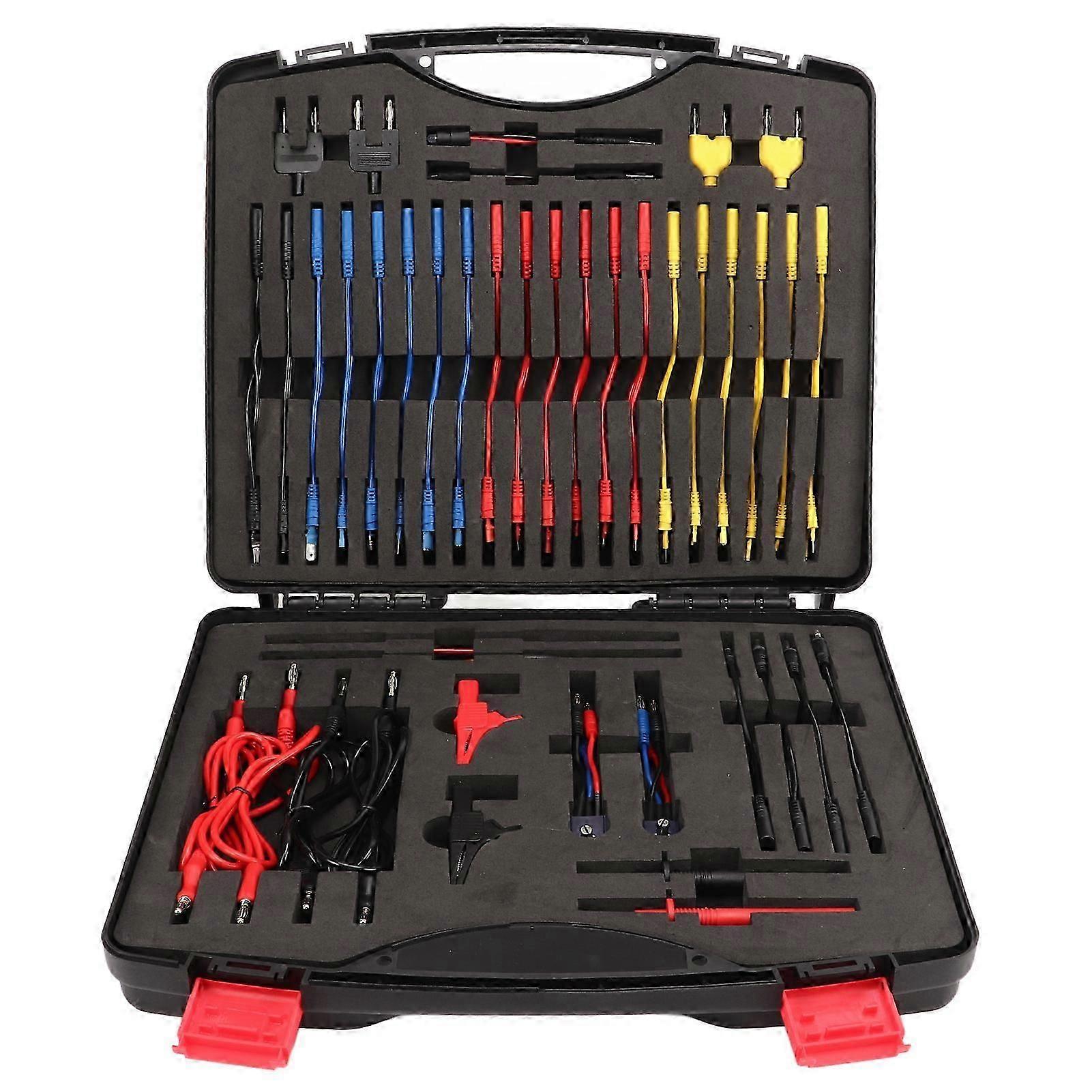 92Pcs Multimeter Test Leads Kit Multi Function Electrical Relay Tester Probe Set for 12V 24V Vehicles