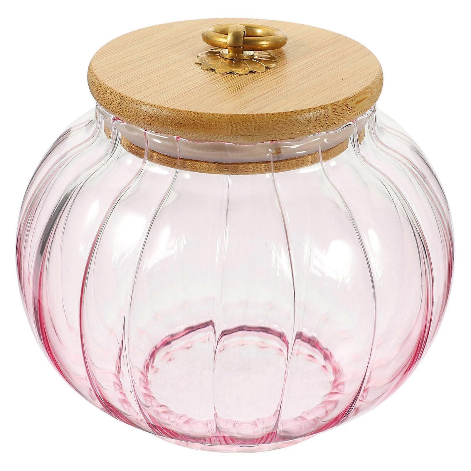 Glass Storage Jar Airtight Grain Storage Container for Coffee Beans, Sugar, and Flower Petals – Japanese-Style Kitchen Jar