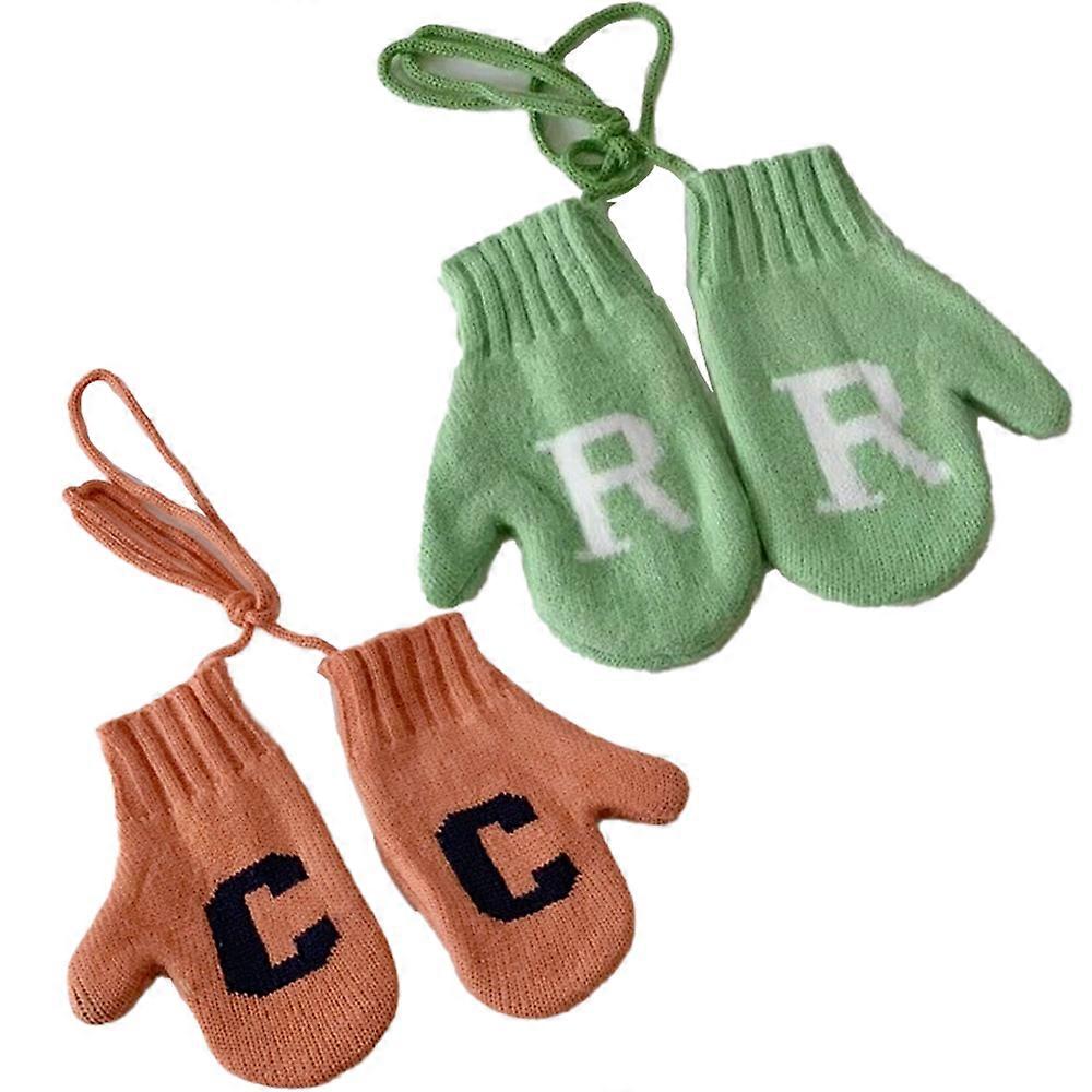 Winter children's gloves for kids thickened keep warm