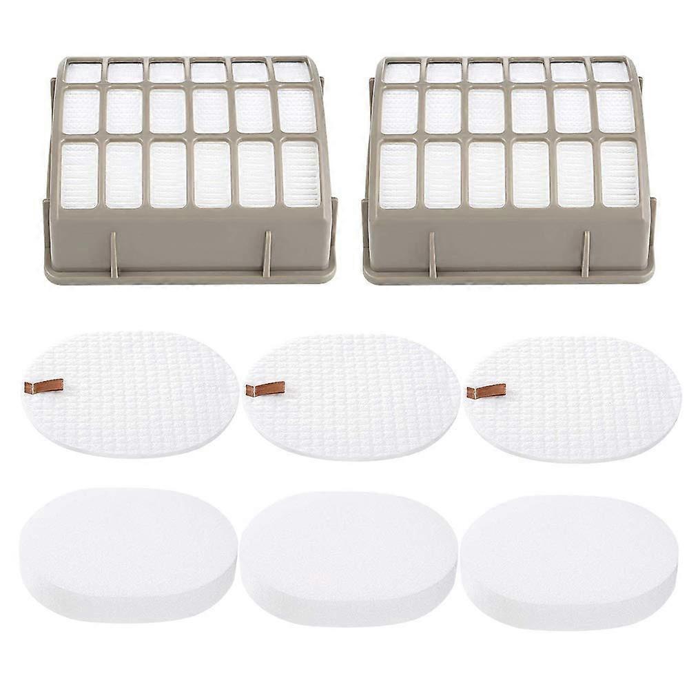 Foam + 2 HEPA Vacuum Filters For Shark Navigator Rotator Pro NV70/80/90/95 NVC80C UV420 XFF80 XHF80