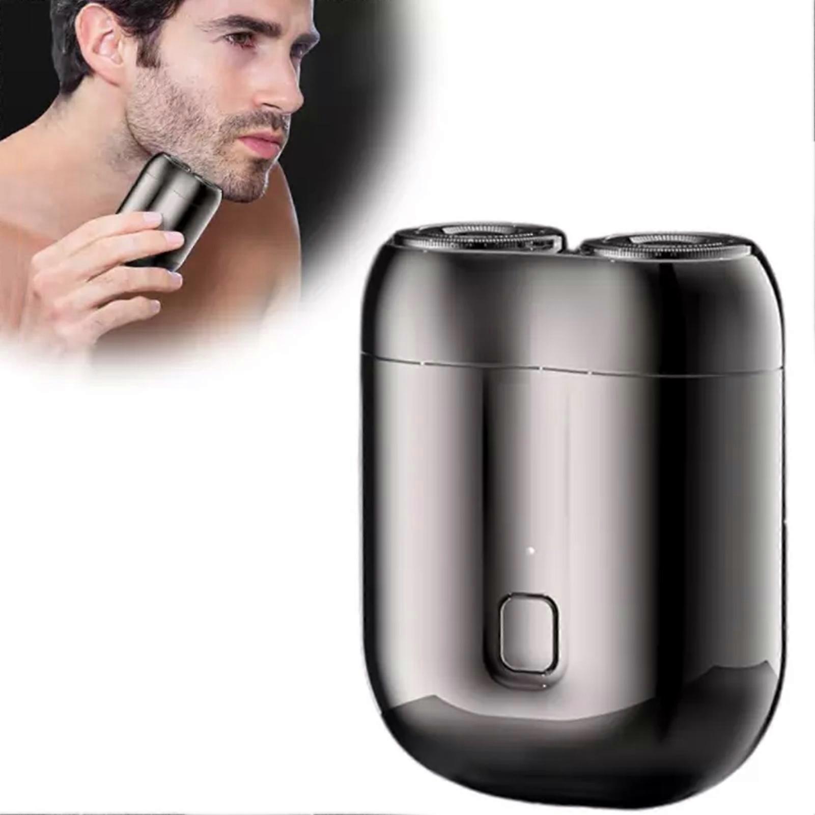 Electric Cordless Razor Shaver with Double- Magnetic Cutter Nice Gift for Father or Boyfriend