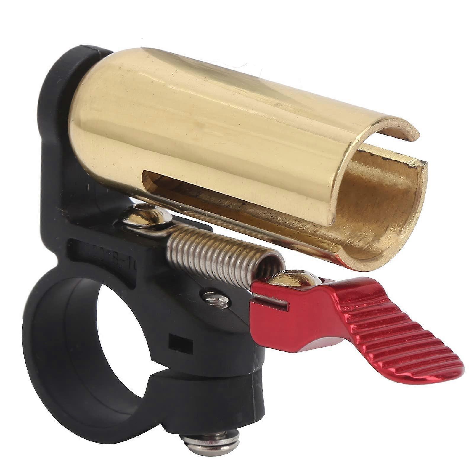Bike Bell Copper Alloy Vintage Handlebar Bell with PP Base for 0.83-0.91in Diameter Mountain Bikes