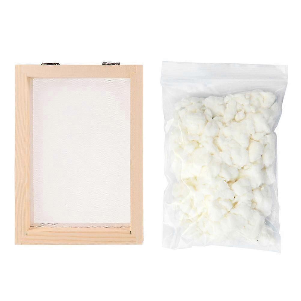 1 Set of DIY Handmade Paper Making Tools Paper Making Mold Frame Dry Pulp