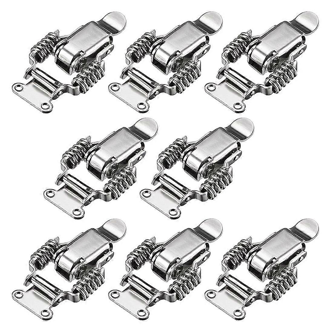 HS-022 Stainless Steel 304 Compression Spring Draw Toggle Latch Clamp, 68mm Long, Pack of 8