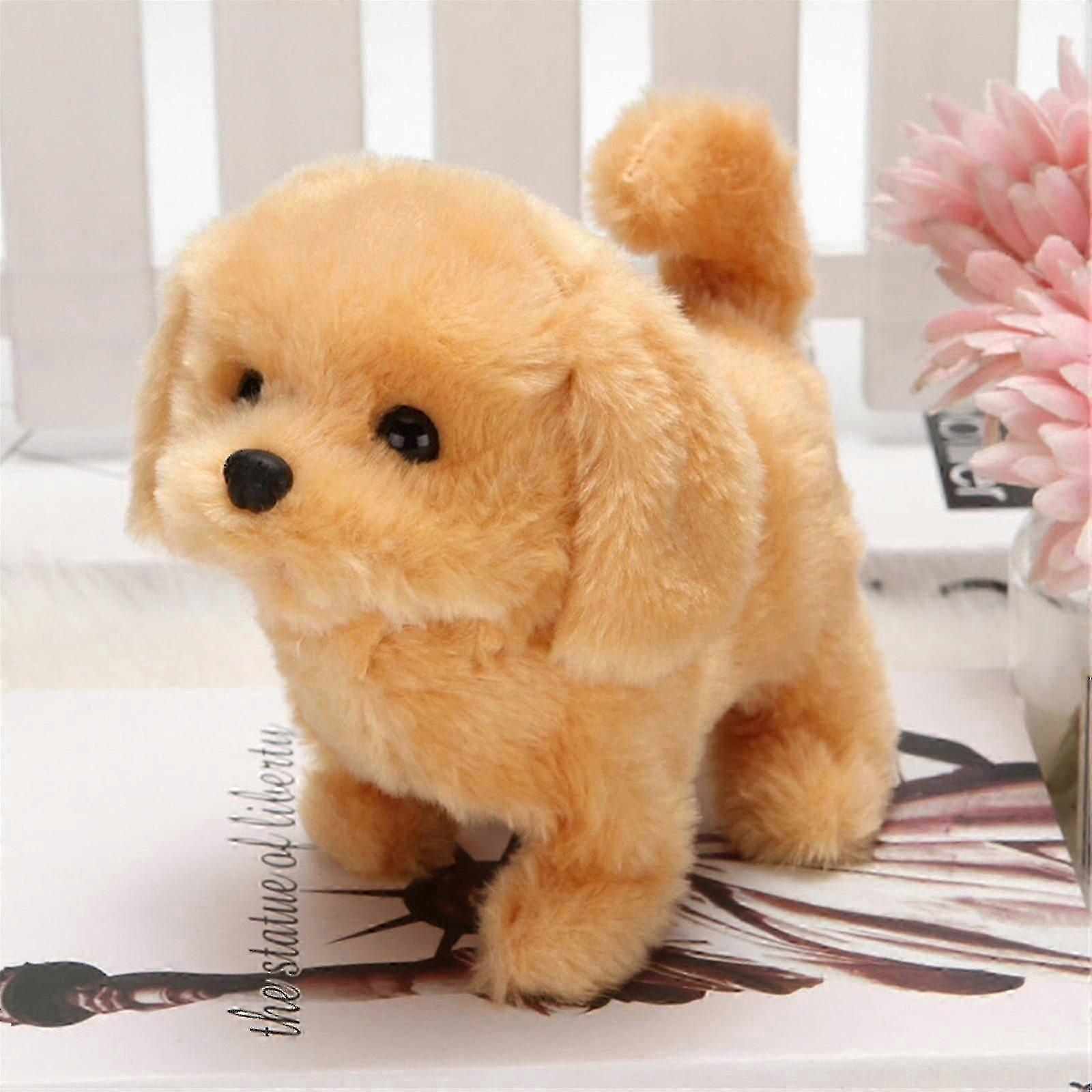 Simulation Plush Electric Puppy Pet Toy Dog Can Walk And Call Toy Dog Childrens Gift Zekai