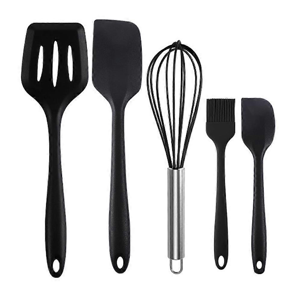 Baking Utensils Set, 5 Pcs Silicone Spatula Set -  Cooking Kitchen Tools Set