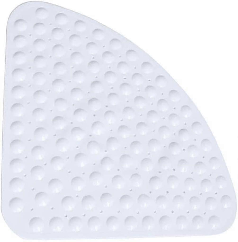 滑り止めシャワーマット、抗菌防カビコーナーバスタブマット、吸盤付き