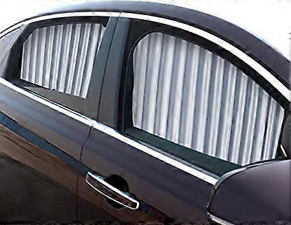 Car Silver Color Side Window Sun Shade, Magnetic Car Curtains to Block UV Rays and Protect Privacy