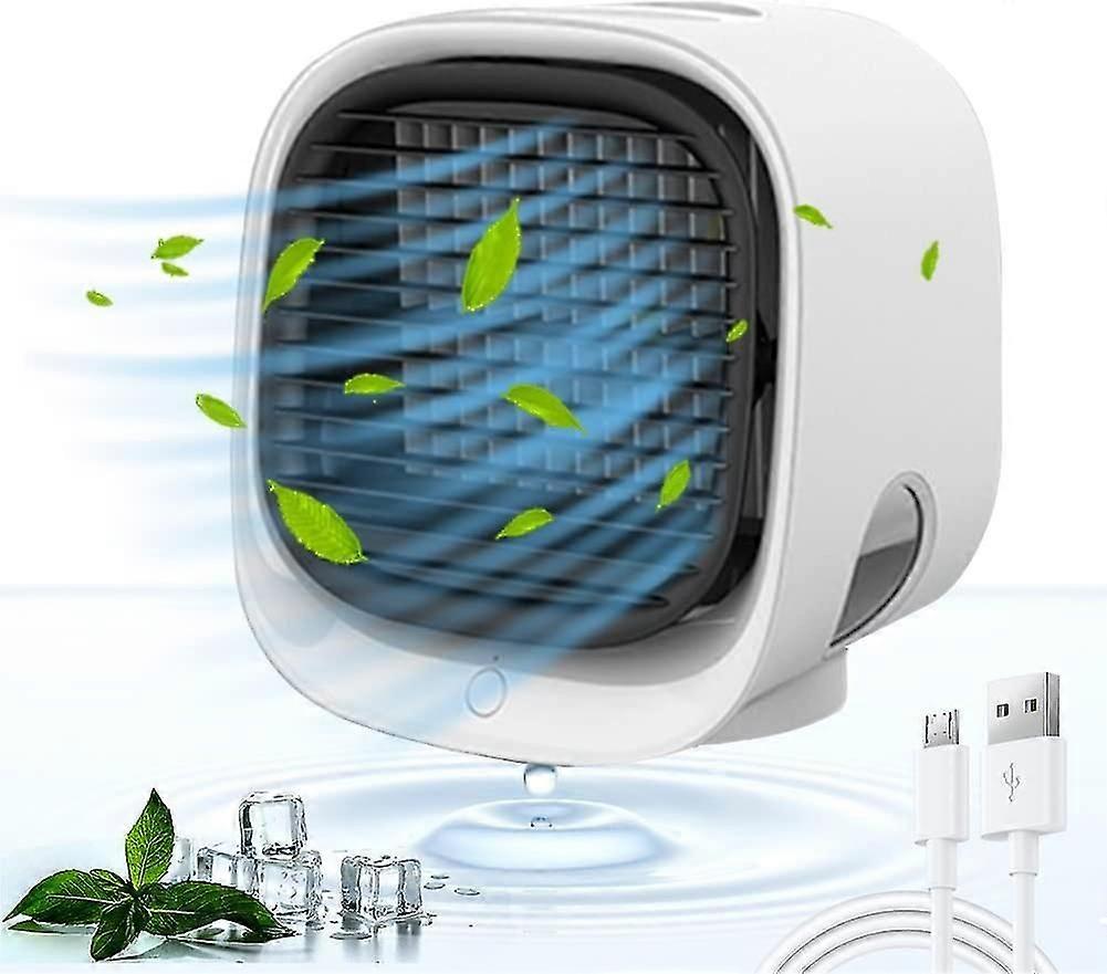 Portable Air Conditioner 4 In 1 Quiet Mini Portable Air Cooler, Humidifier, Fan, Purifier, For Home Office Qyroadwolf