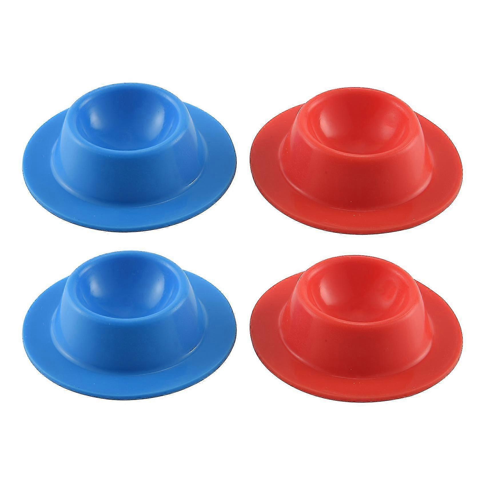 4 Pcs Silicone Egg Cups In Modern Design Holders Set Serving Kitchen Boiled Eggs Breakfast(random C