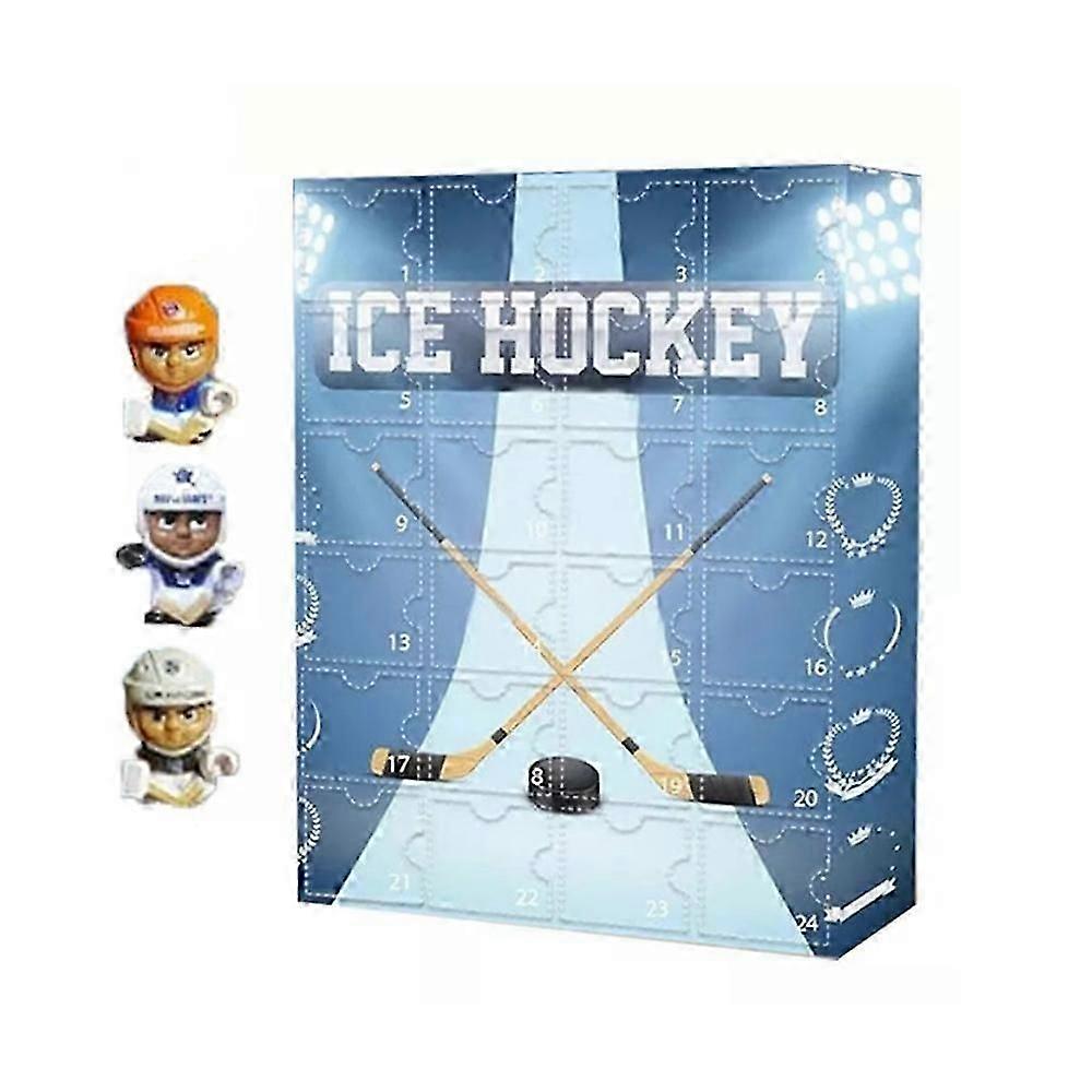 Hockey Advent Calendar 2024-The One With 24Little Doors,Holiday 24 Day Countdown
