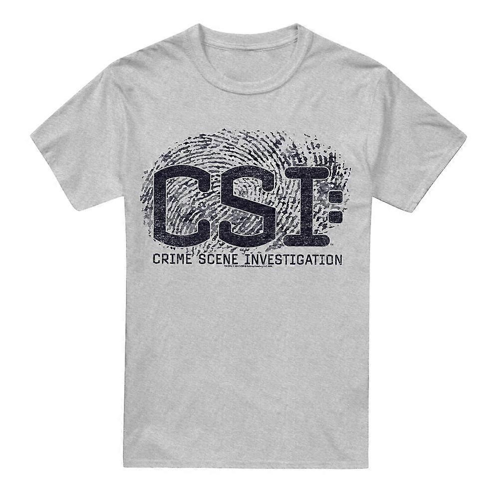 CSI Uomo Distressed Logo T-Shirt