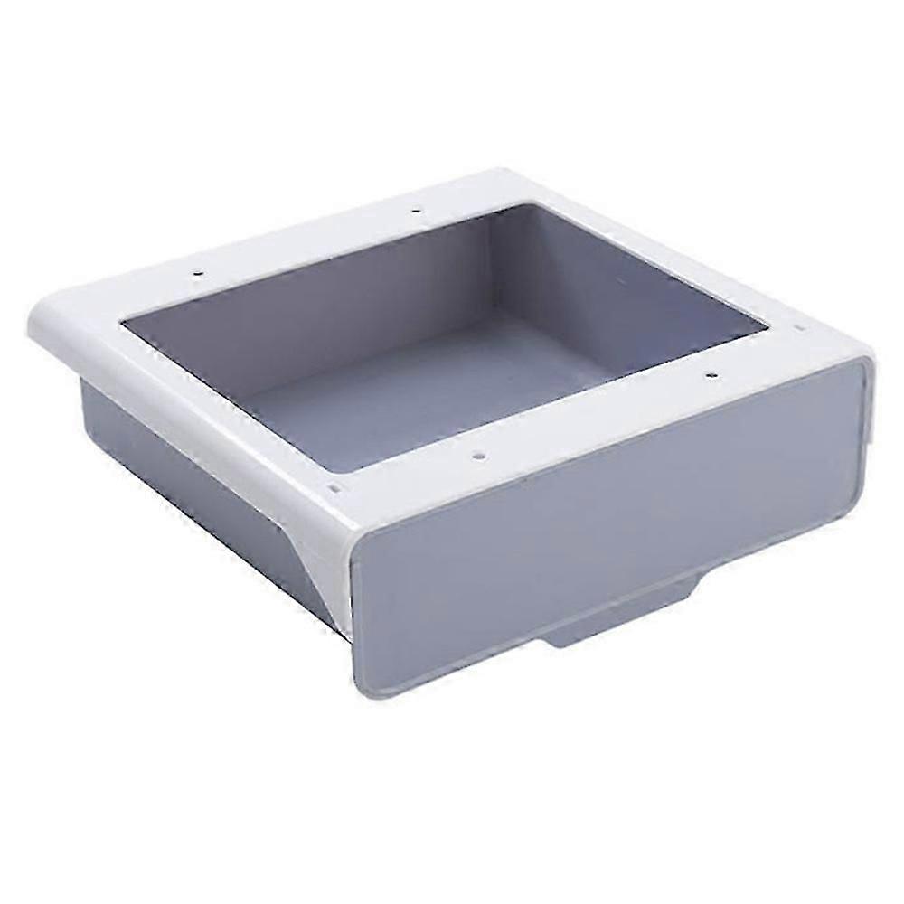 Under Drawer Box Table Under Kitchen Storage Holder Desk Organizer Memo Pen Stationery Storage Box