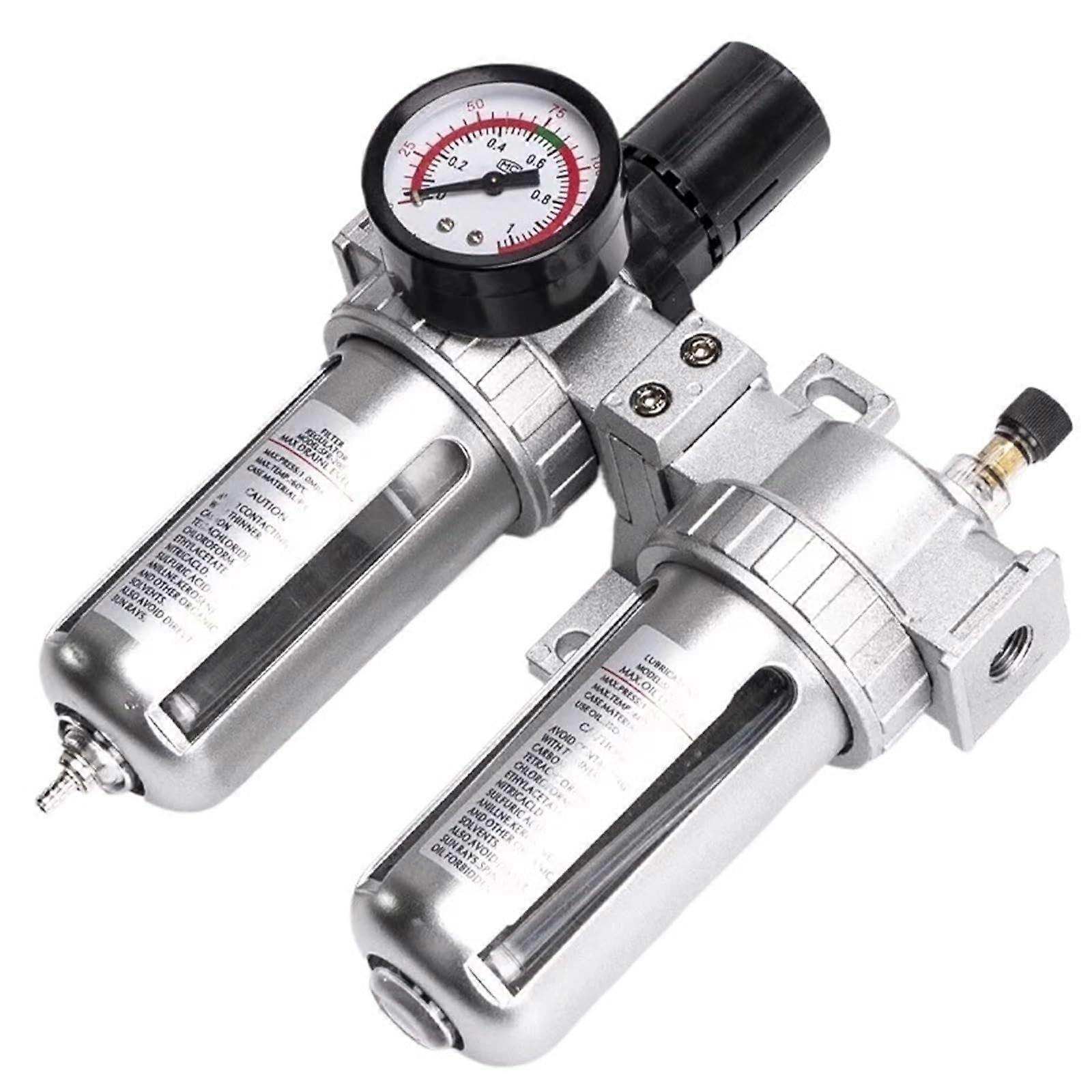 SFC200 SFC300 SFC400 Air Filter Regulator Air Compressor Oil Water Separator Trap Filter Regulator Valve Automatic Drain(SFC200 w EU20,1 Set)