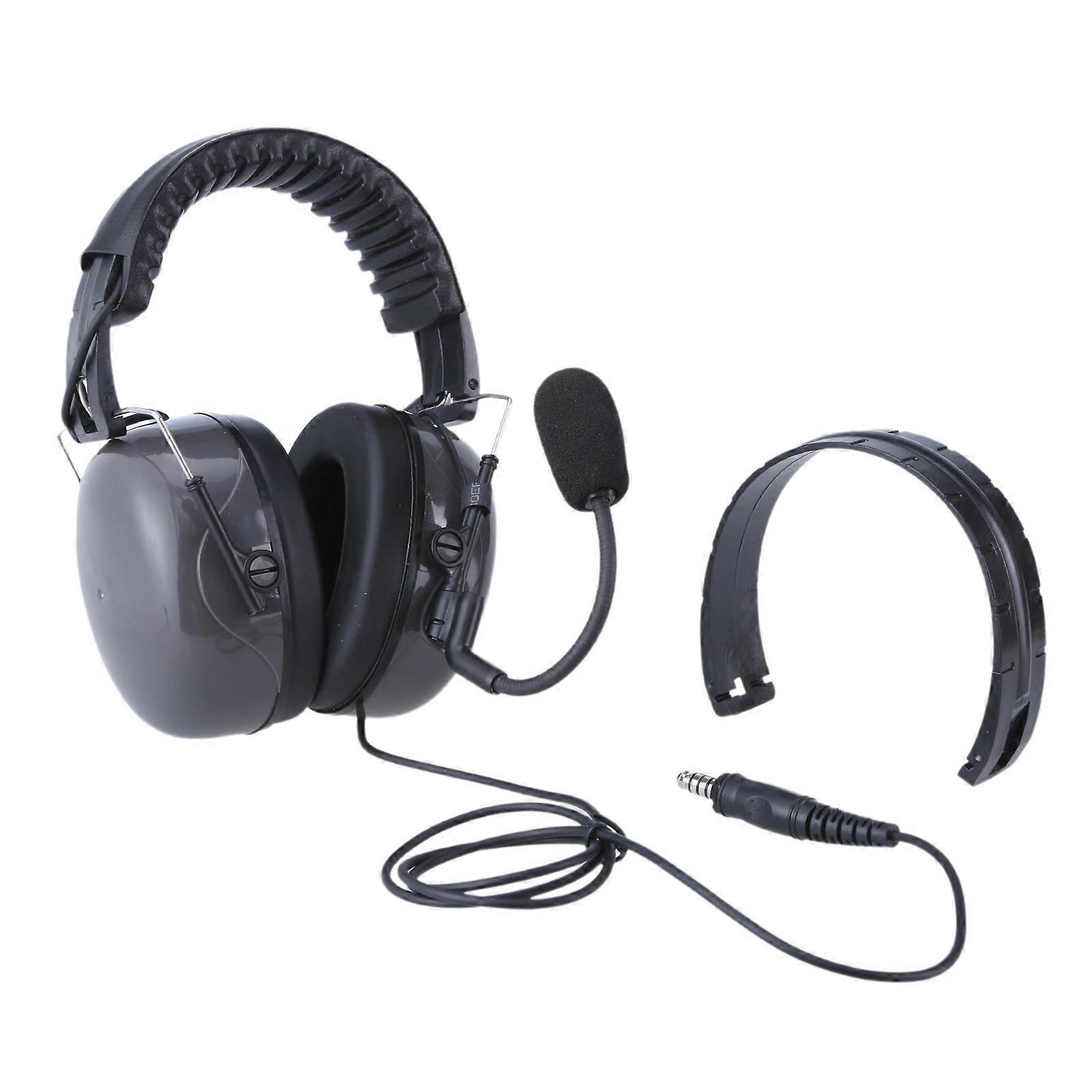 Microphone Headset With Noise Reduction, Sound Pickup For H70 Radio Clear Communication In Outdoor Activity Multicolor