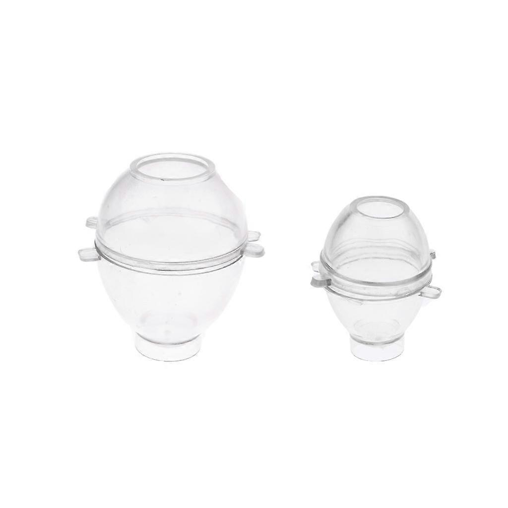 2pcs Plastic Egg Shape Candle Mold Soap Mould DIY Craft Making