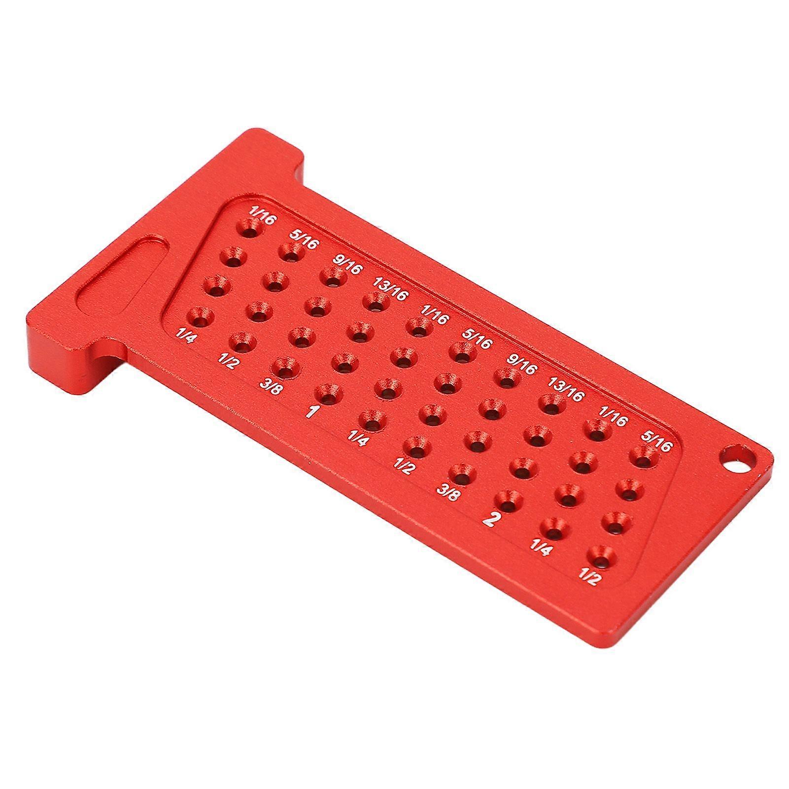 2025 Latest Model  Woodworking Hole Ruler T Type Woodworking Scriber Ruler