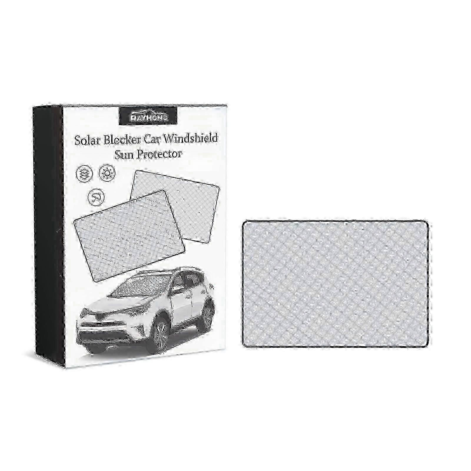 Solar Blocker Car Windshield Sun Protector, Winter car half shield windshield cloth frost and snow shield