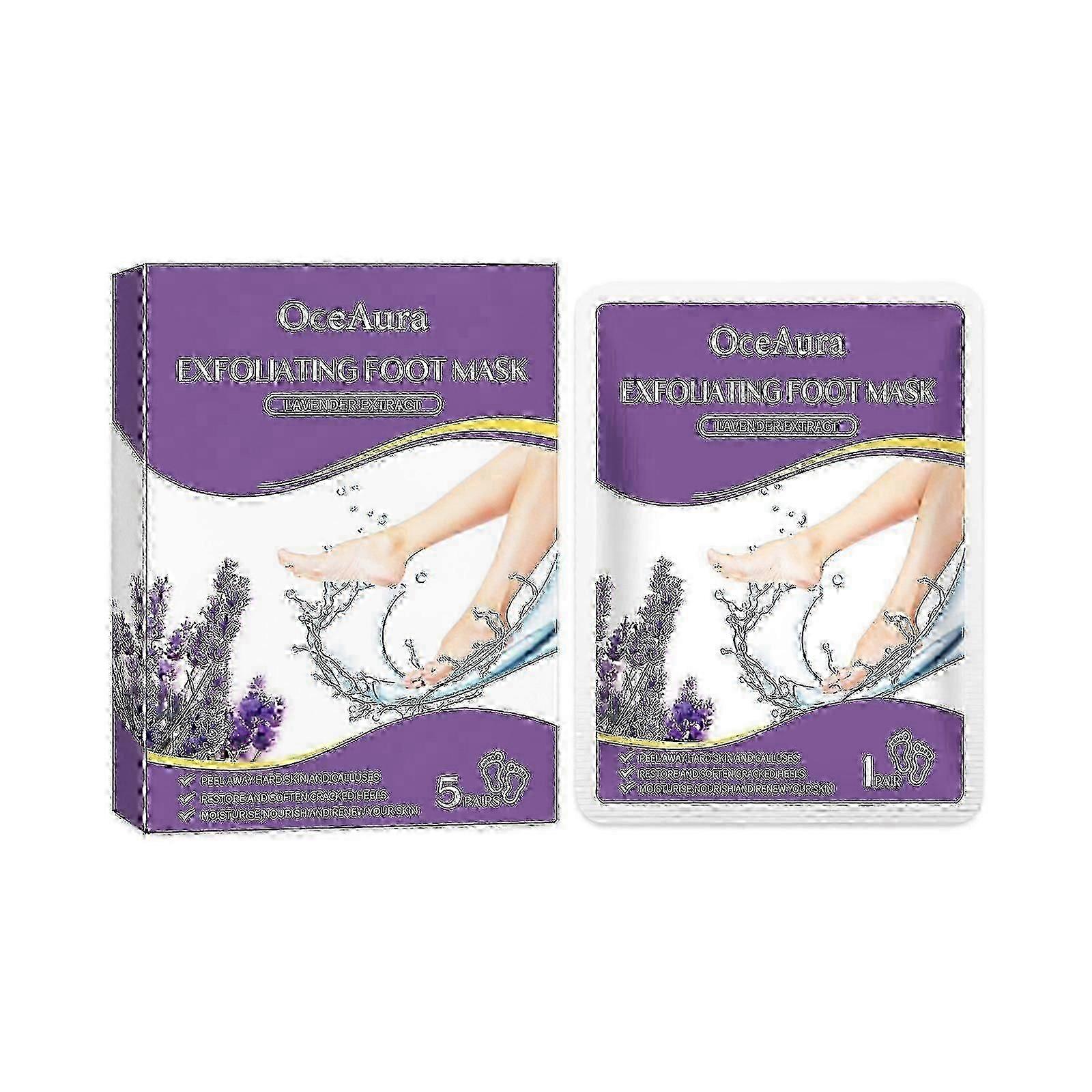 Lavender Foot Mask Foot Care Gentle Moisturizing Moisturizing Skin Exfoliating Disposable Foot Mask