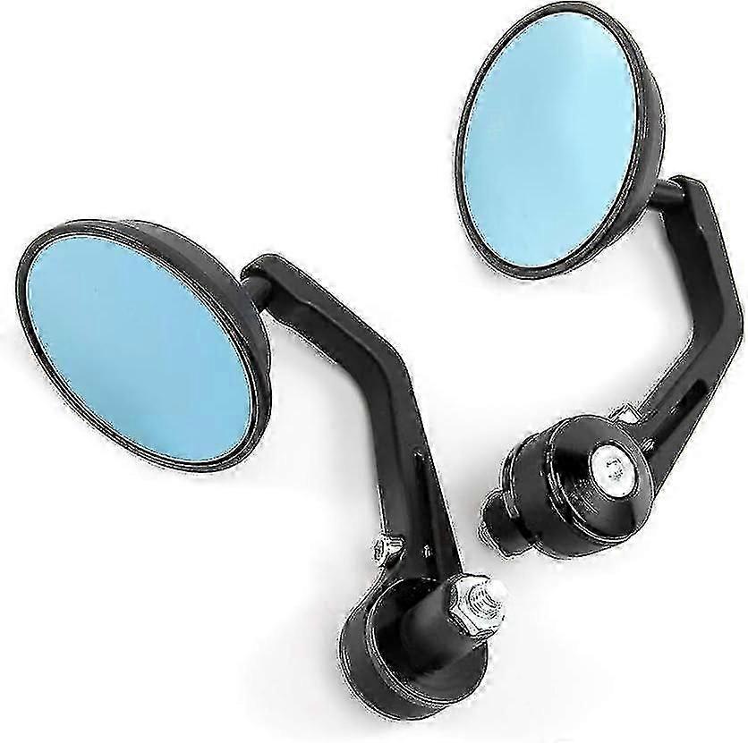 Universal Motorike Side Mirror 7/8'22mm Handlebar End Mirror -round (color A)