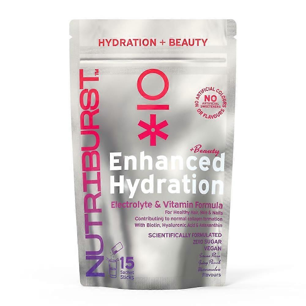 Nutriburst Enhanced Hydration + Beauty Mixed Fruit Flavour 15 sachets