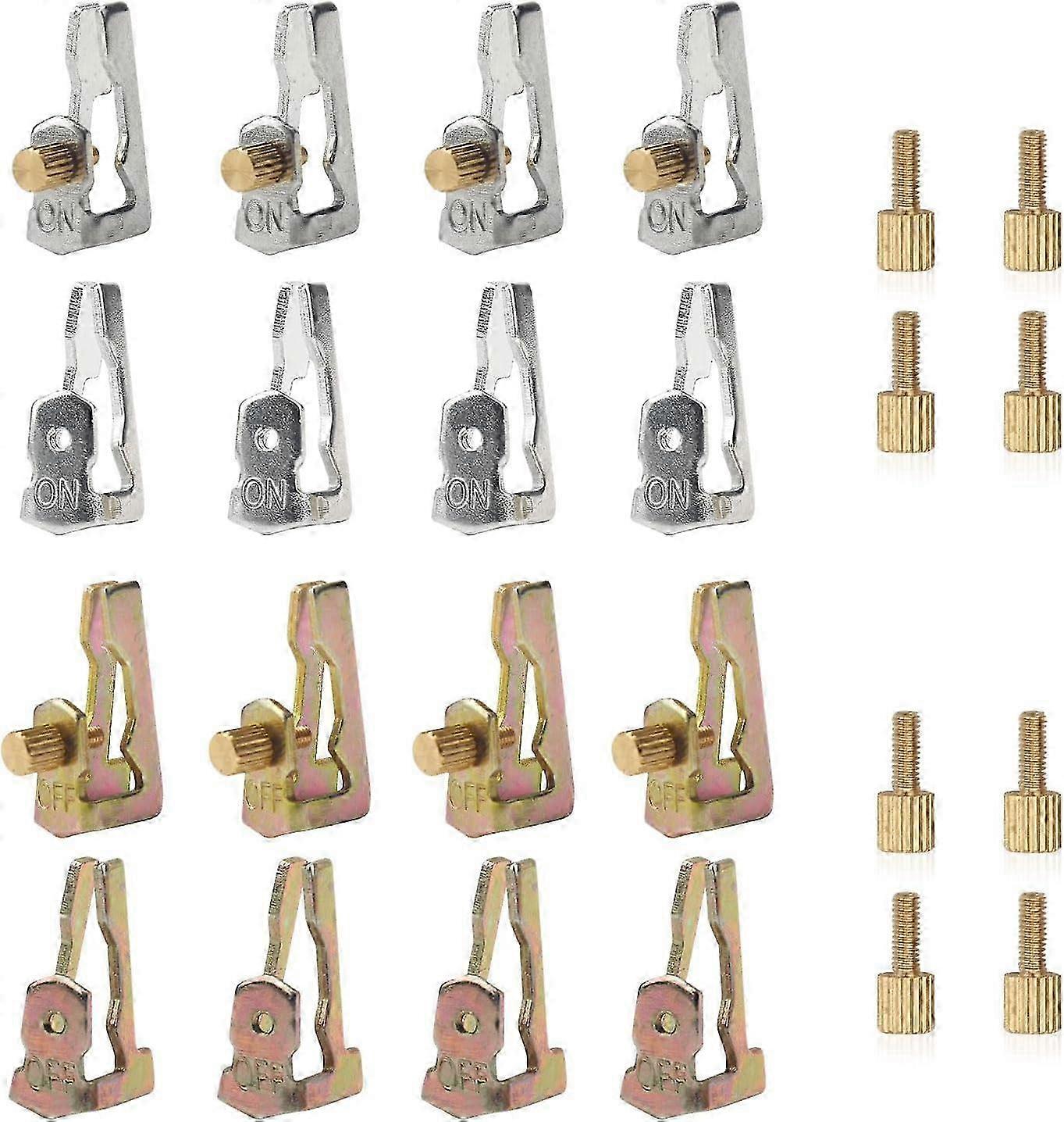 Pool Timer On Off Clips for Suitable Brand T100 Series Clock Dial Trippers Timers 156T1978A - (8 On/8 Off/16 Screws)