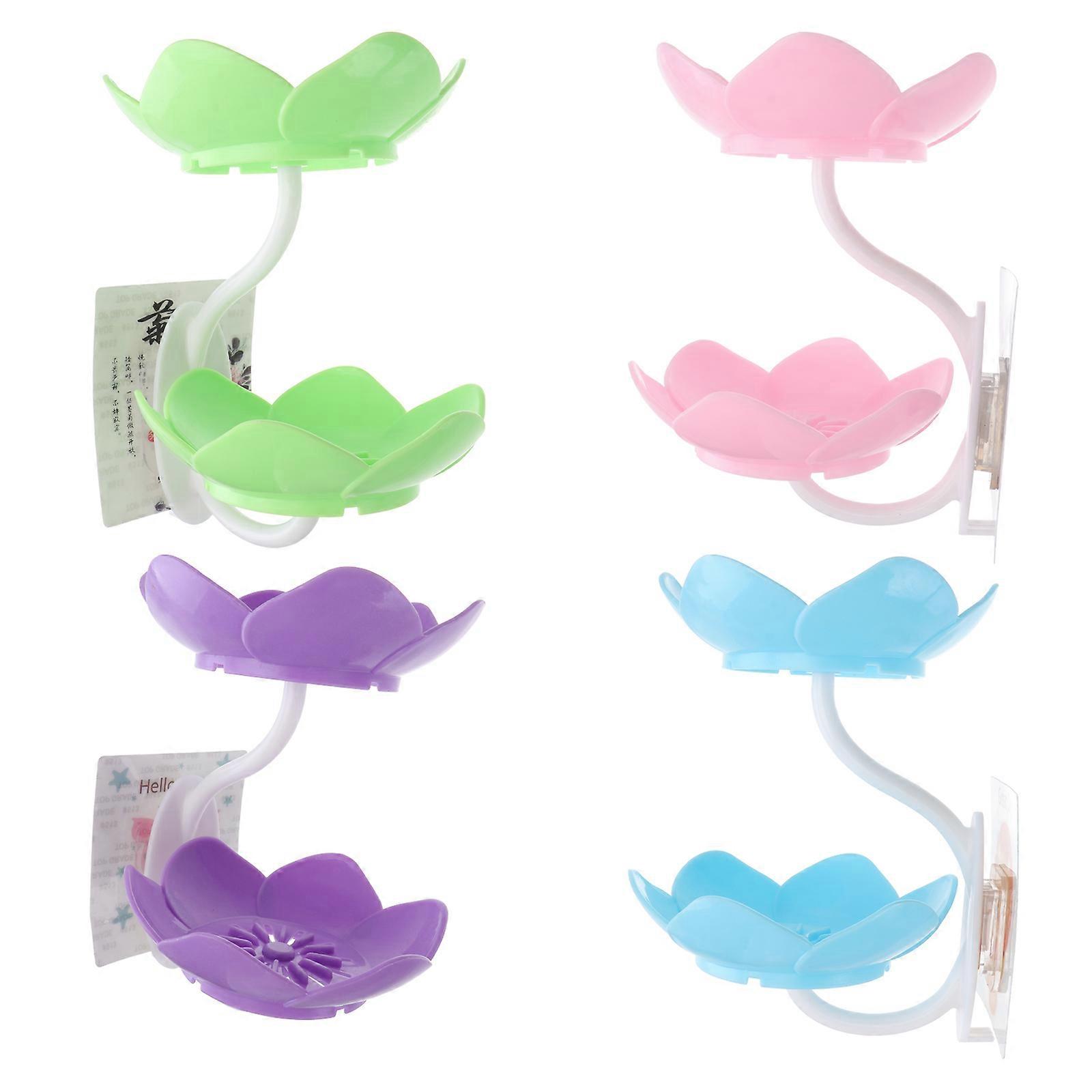 Wall Mounted Soap Dispenser Holder Made of Plastic for Storage Use in Assorted Colors 4