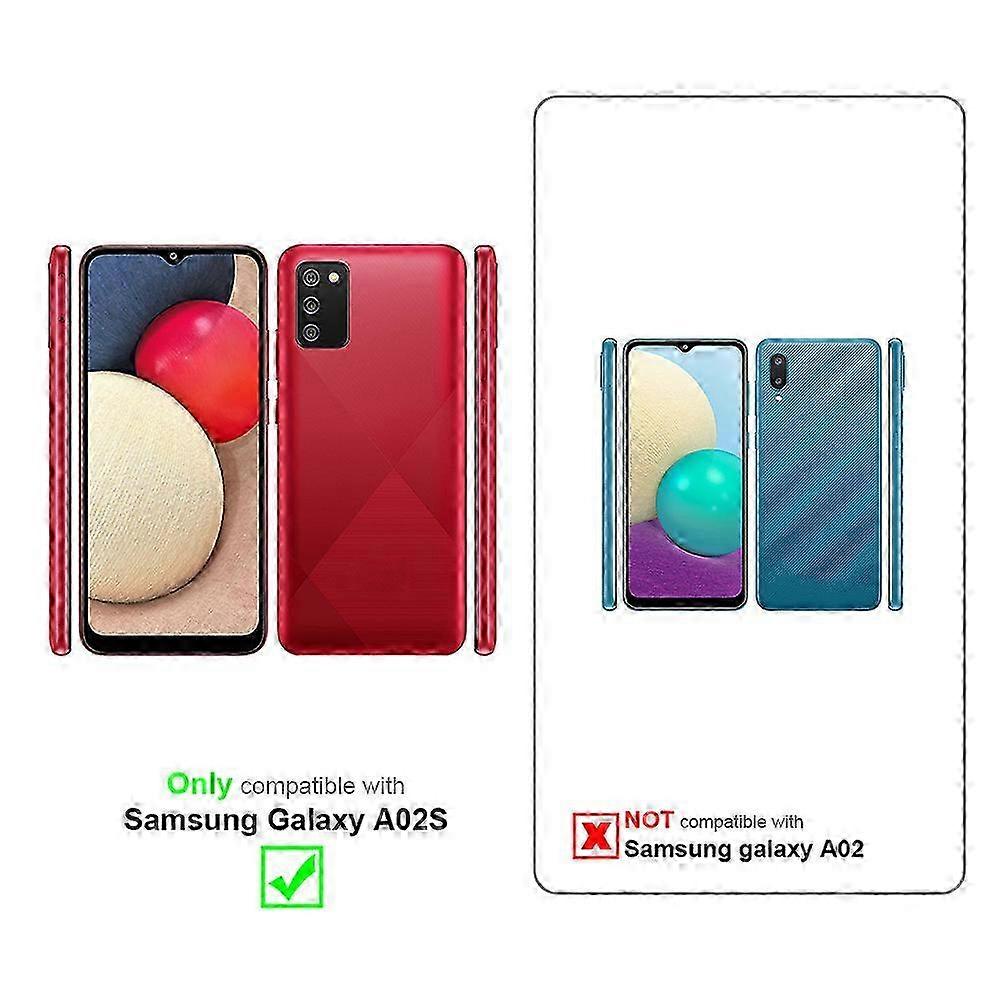 Protective Case with Stand Function and Card Slot for Samsung Galaxy A02s