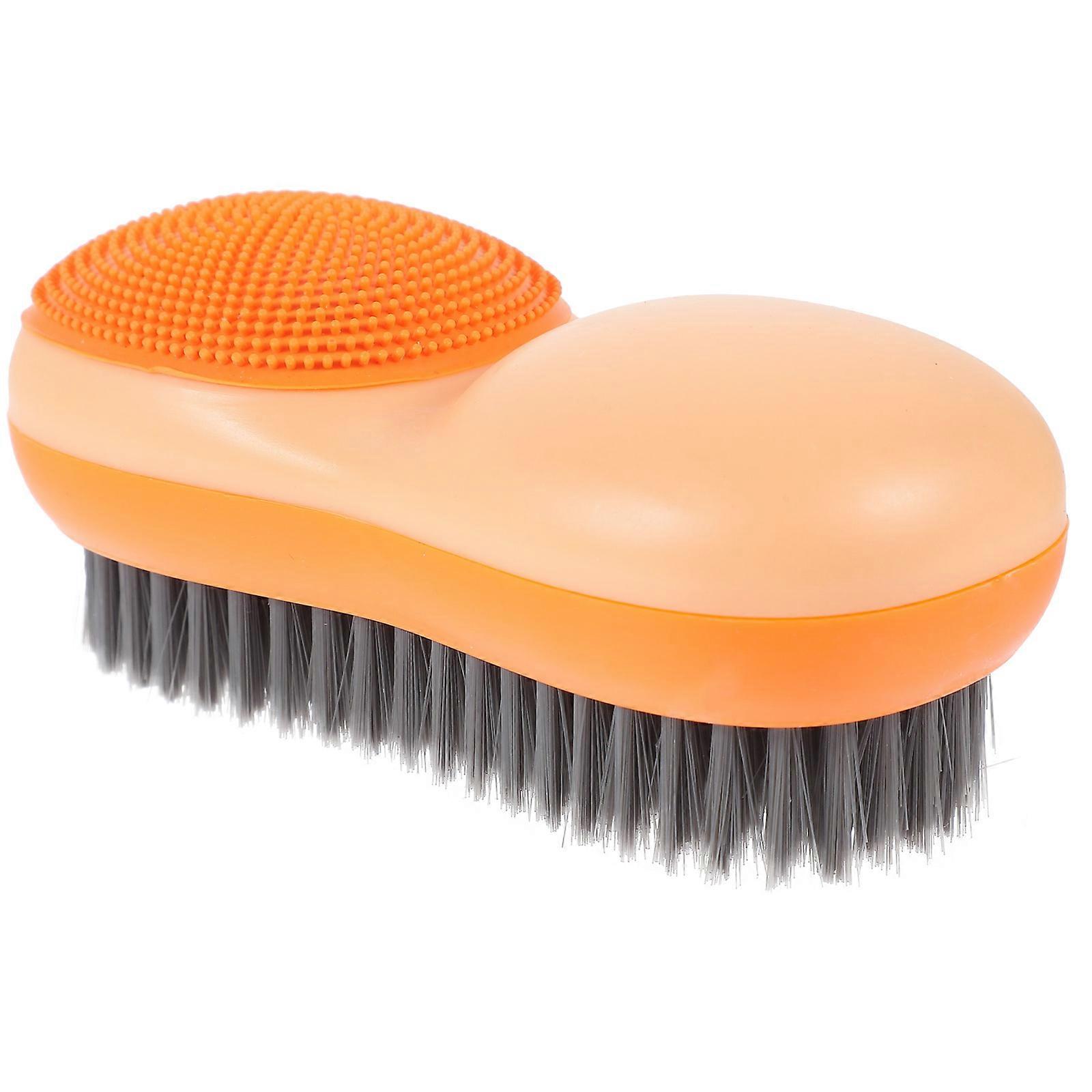 Laundry Brush Soft Bristle 1 Set Clothes Scrubbing Brush for Home Use