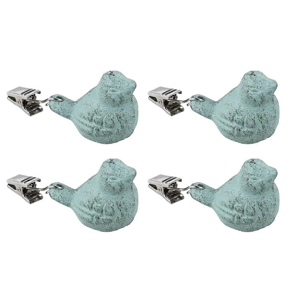 Stable Tablecloth Clips for Picnics, Bird Inspired Iron Clamps for Reliable Holding