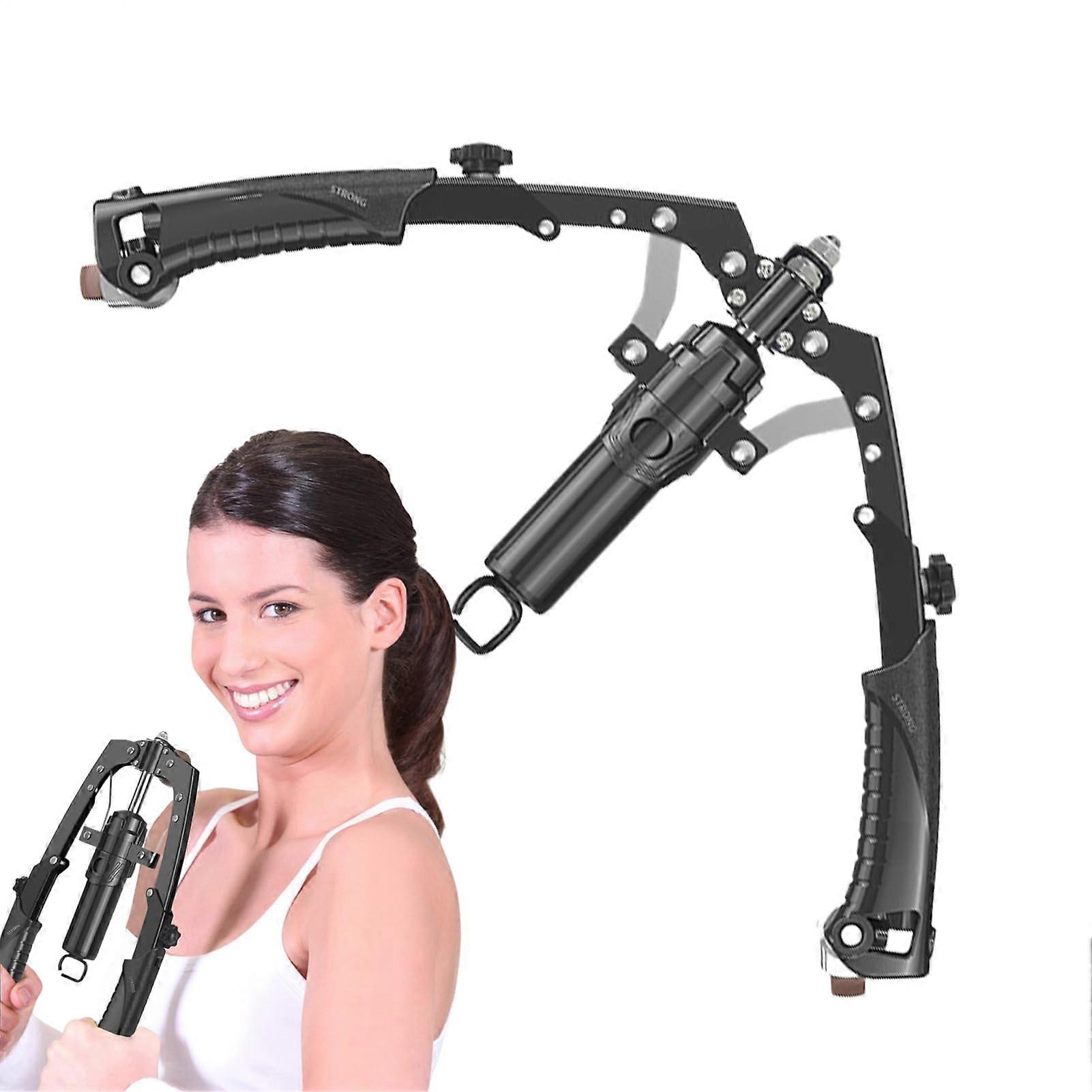Arm Trainer, Home Gym Back Expander, Adjustable Hydraulic Resistance, 22440 lb