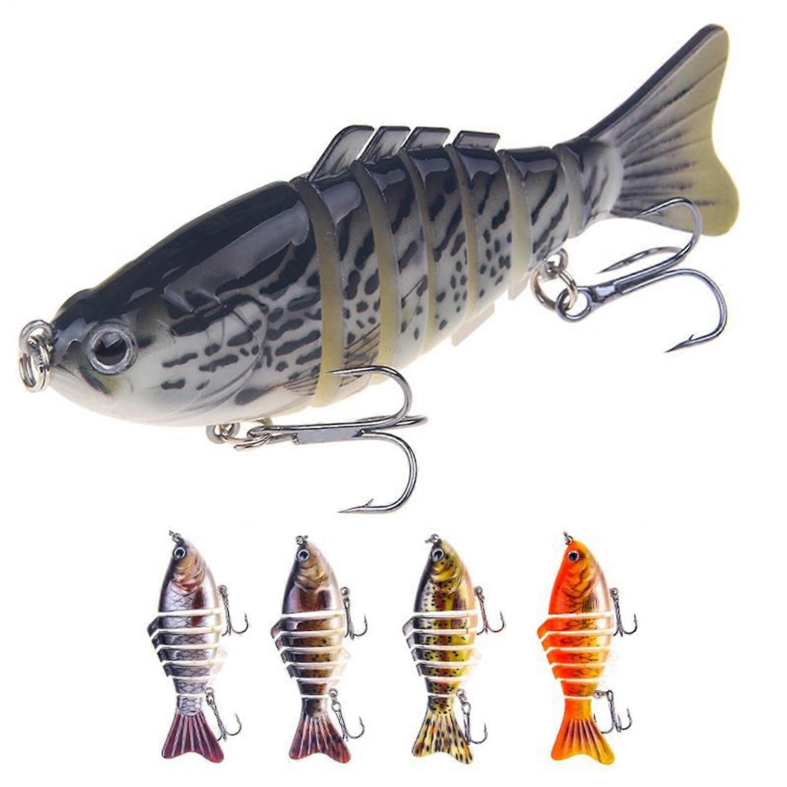 Forellen Angelköder - Realistische Mehrfunktions-Roboter-Köder Für Küstenangeln, See & Fluss, 12cm, 30g, Verschiedene Farben