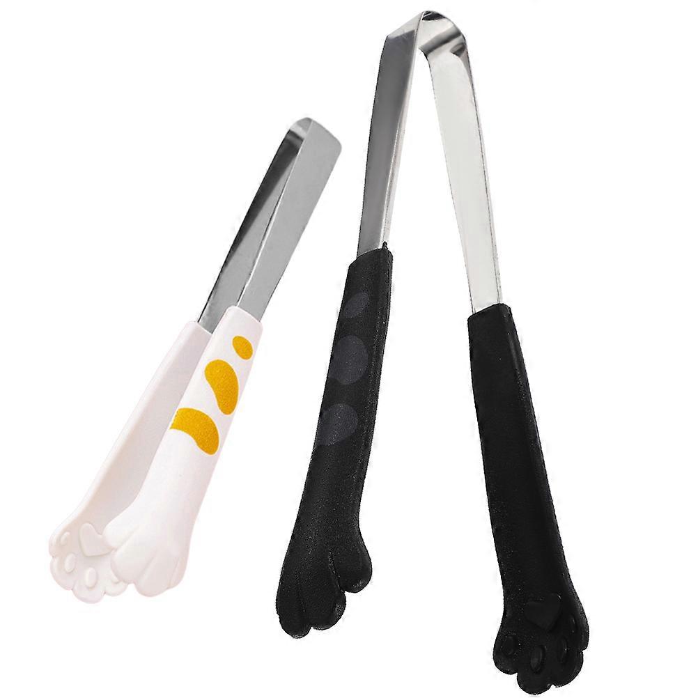 Stainless Steel Salad Tongs Multi Function BBQ Food Clip with Comfortable Grip for Outdoor Cooking, Picnics, Christmas Parties, and Family