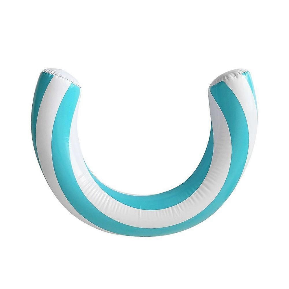 Inflatable Swimming Ring Water Leisure Relaxation PVC Arc Shape Pool Float Tool, 67x75cm