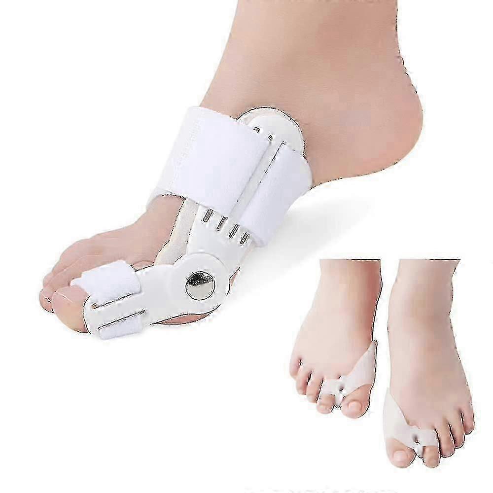 Correttore per alluce valgo, tutore ortopedico per alluce valgo, cuscinetti per alluce valgo per donne e uomini, tutore regolabile per dita dei piedi e sollievo dall'alluce valgo