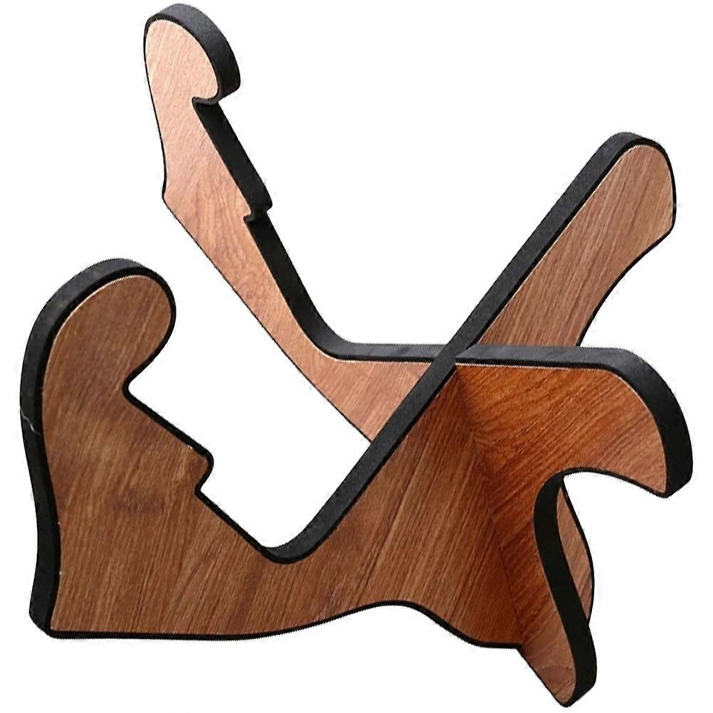 Guitar Floor Bracket Instrument Support Stable Placement Wooden Material Music Classroom Foldable Design 1Pack