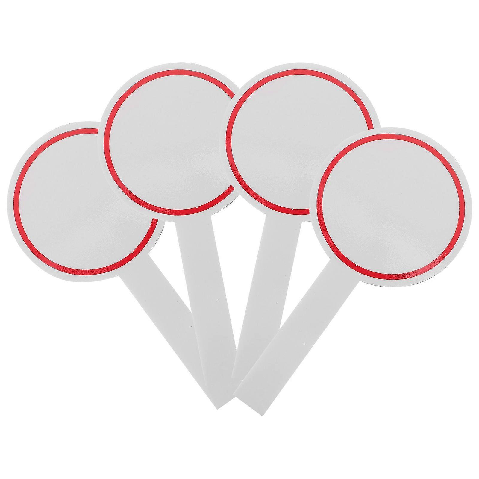 4Pcs Judges Writable Scoreboard Blank Scoreboard Voting Writing Scoreboard Foam Scoreboard