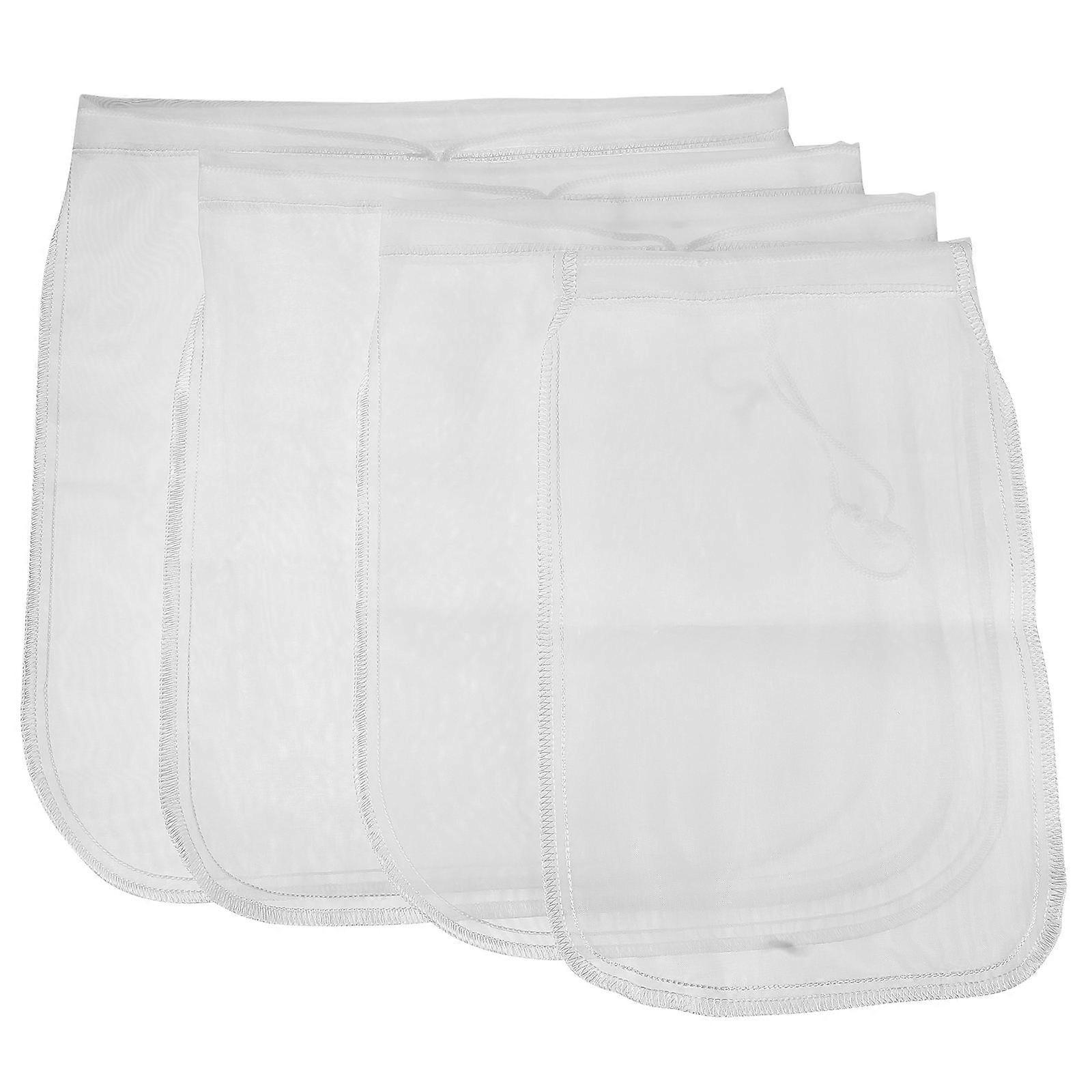 Fine Mesh Strainer Bag Filter Bag Cooks 33x33cm Square Mesh 4Set