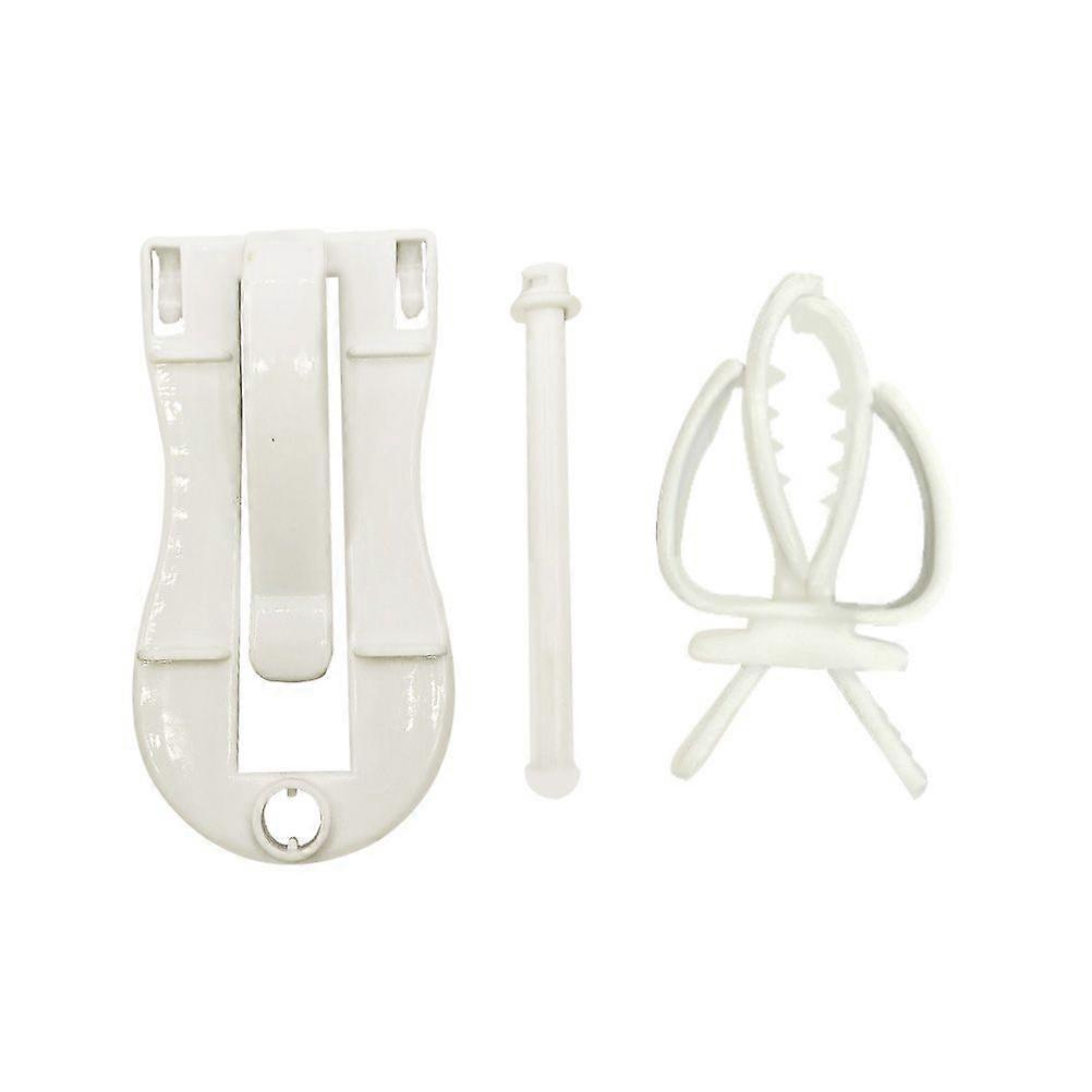 Fixed Clip 2Pcs White Plastic Bird Cage Fixed Clip Easy Install Operate for Secure Fixing