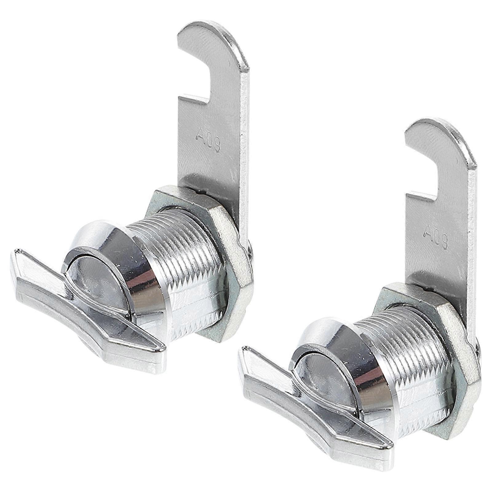 2pcs Keyless Cabinet Locks, Durable & Rustproof Showcase Lock for Cupboards, Electric Boxes, Security Locks for Privacy Protection
