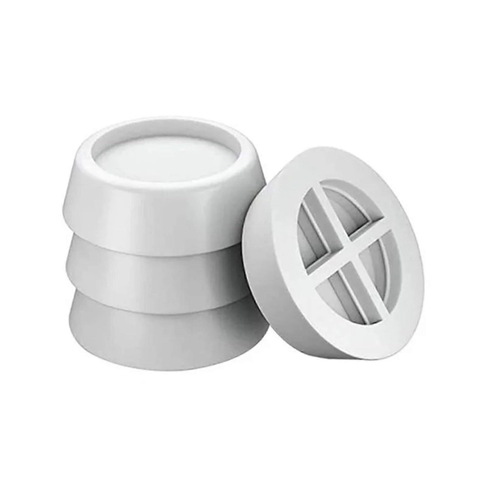 4stk gummi anti vibration puder vaskemaskine støtte fødder ben universal mat dæmper stativ hjem slipstop lydløs pude (sæt 1)