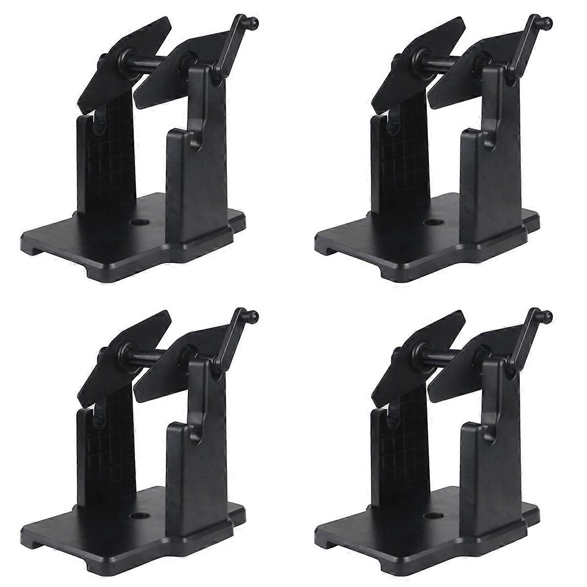 4X External Rolls Label Holder, 2 in 1 Fanfold Stack Paper Holder for Desktop Thermal Label Printer