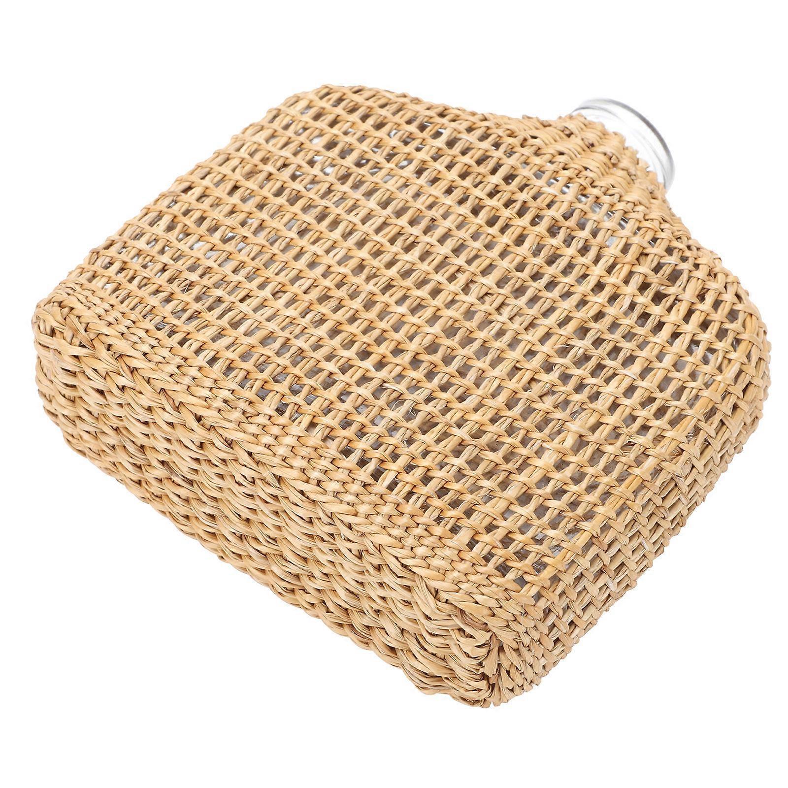 Aromatherapy Glass Bottle Decorative Perfume Bottles For Families 13.7x13.5cm Square Shape 1Pcs
