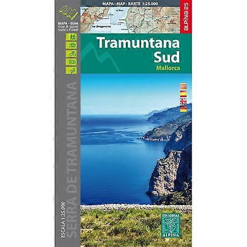 Tramuntana South Mountain Map In Mallorca