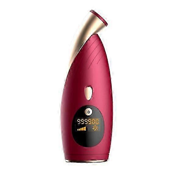 IPL Pulsed Light Epilator 999.999 Flashes, com modo LCD 2 e 5 parâmetros (vermelho)