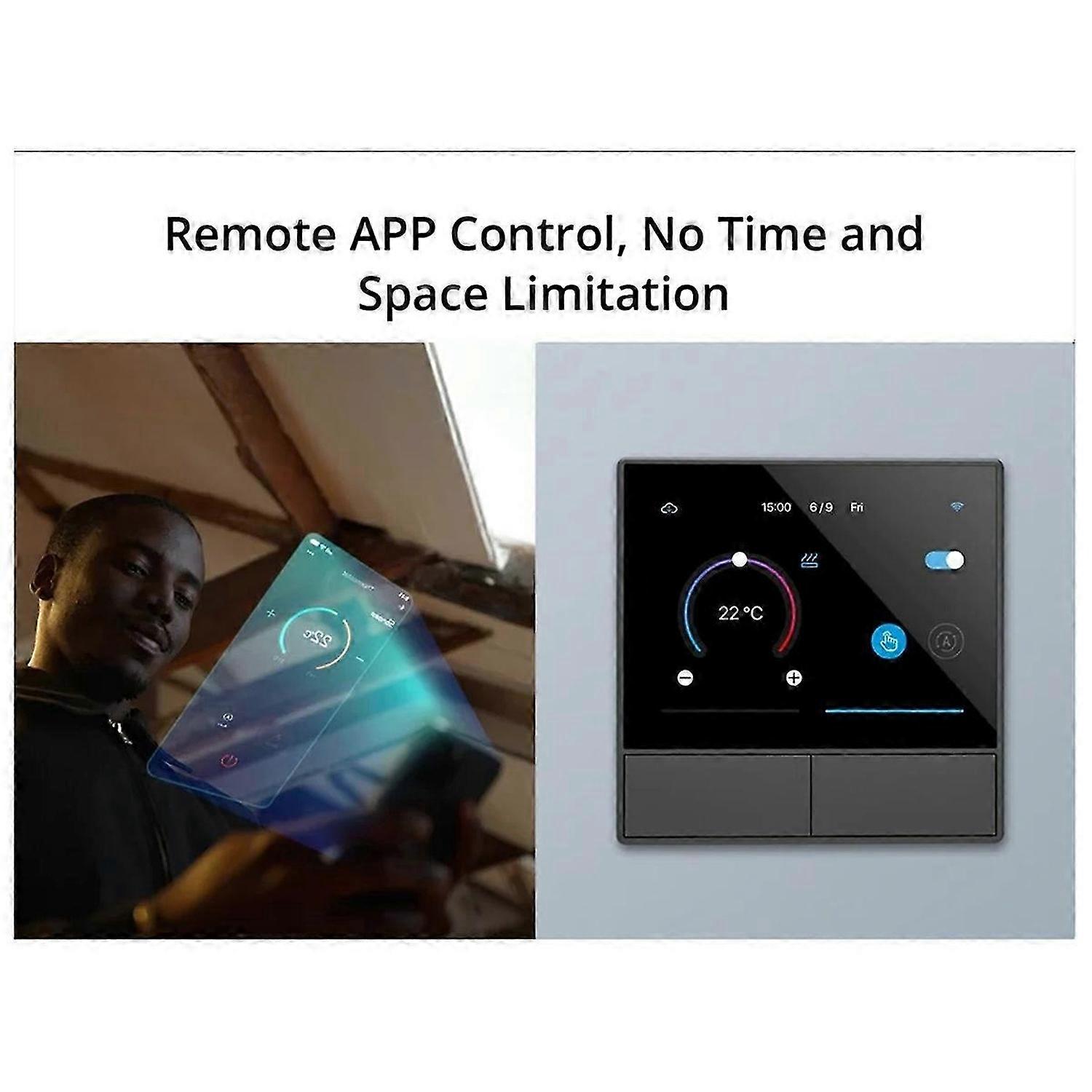 NSPanel Smart Touch WiFi Smart Switch Szene Wandschalter EU EWeLink Thermostat für Alexa Google Home