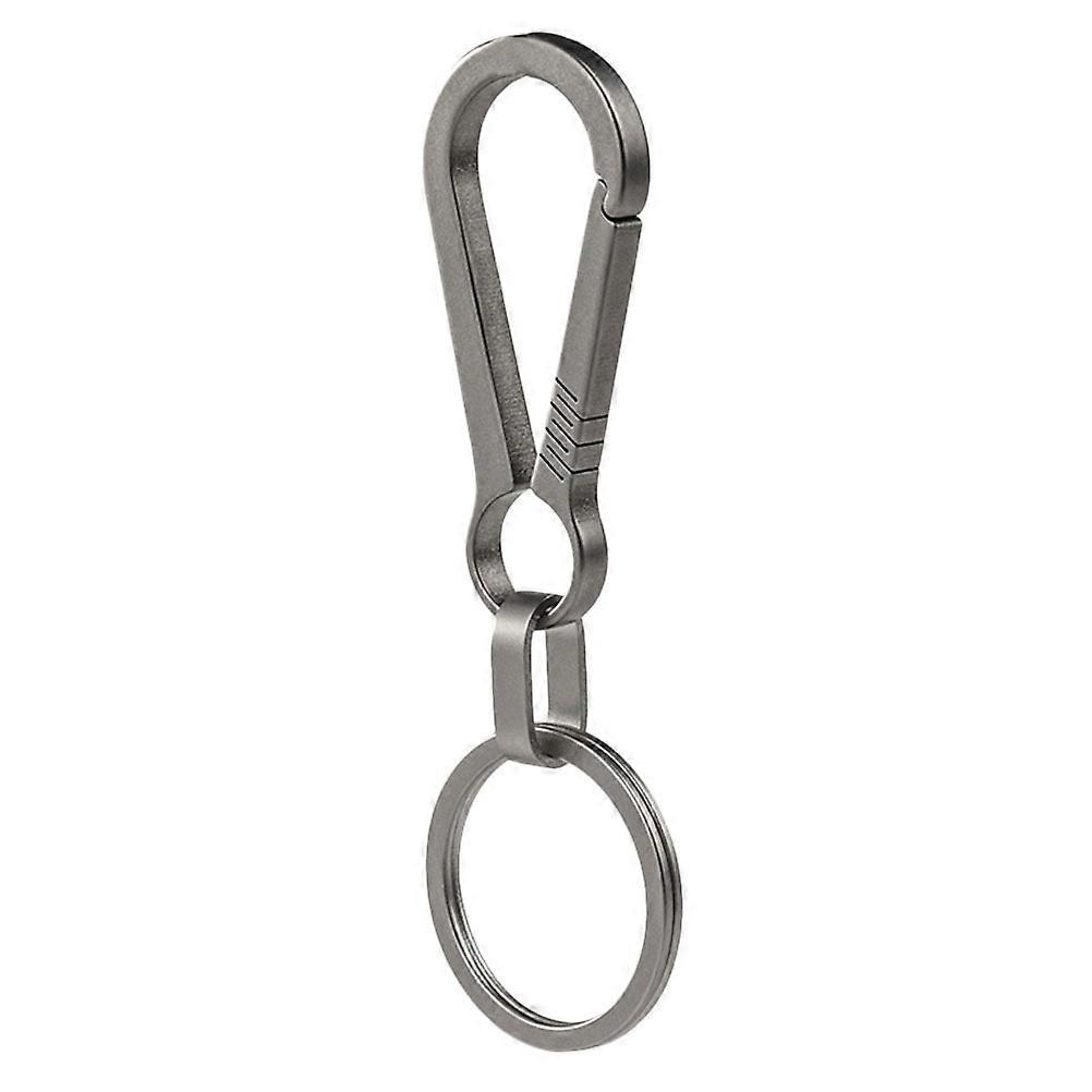 Titanium Quick Release Key Rings Key Buckle Classic Simple 1Pack