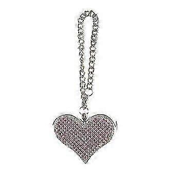 Heart-Shaped Personal Alert Security Alarm for Self Defense (Silver)