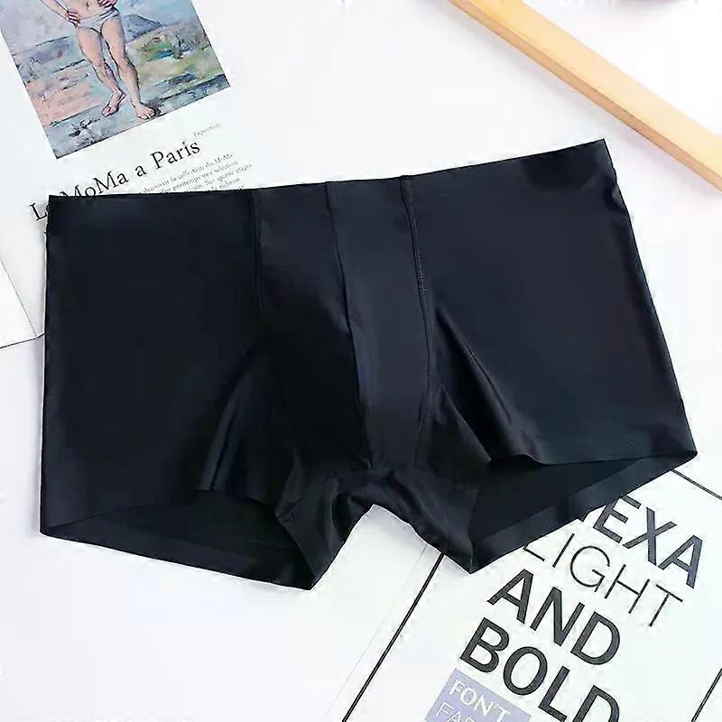 Sexy Men Underwear Ultra-thin Elastic Comfortable Trunks Gay Low-rise U Convex Pouch Underpants Quick Dry Cool Feel Boxer Shorts