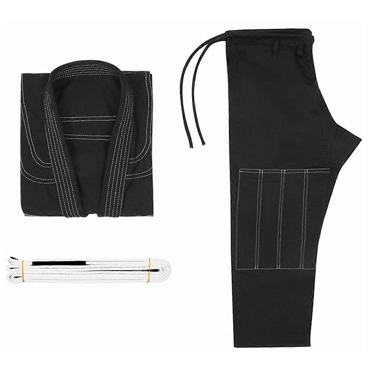 Kimonos BJJ adultes minces d’entraînement de jiu brésilien pour jiu- hommes ceinture blanche gratuite